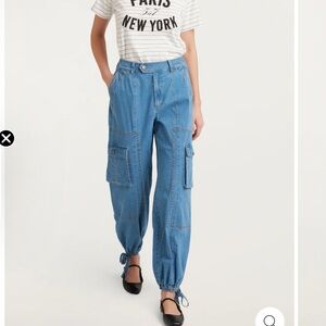 Cinq A Sept Zola Cargo Jeans New with Tags
